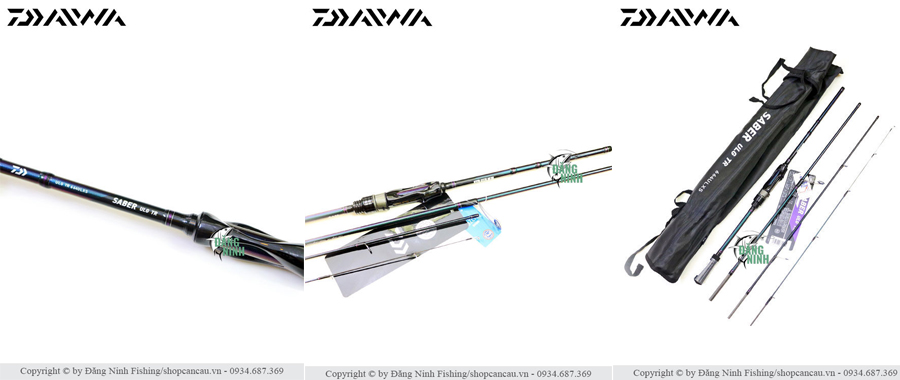 Cần lure du lịch Daiwa Saber ULG TR