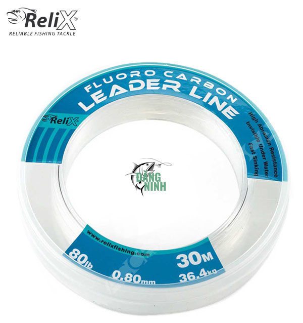 Dây Leader FluoroCarbon Relix Leader Line - cuộn 30m