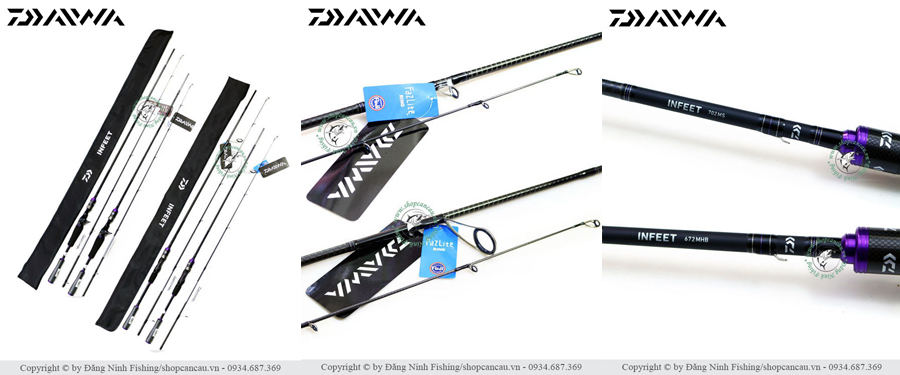 Cần câu lure Daiwa Infeet - 2020