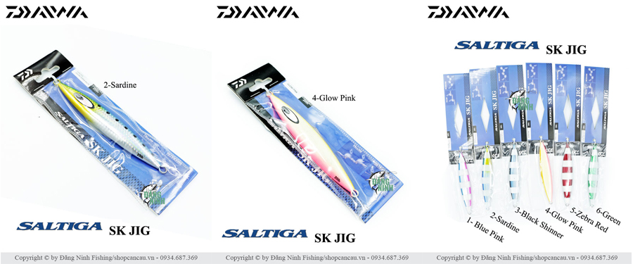 Mồi jig Daiwa Saltiga SK jig