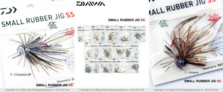 Mồi lure Daiwa Small Rubber Jig SS