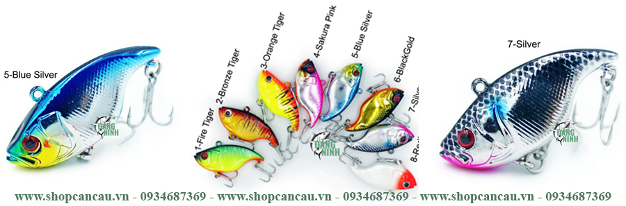 Mồi lure Vib V50 KCS